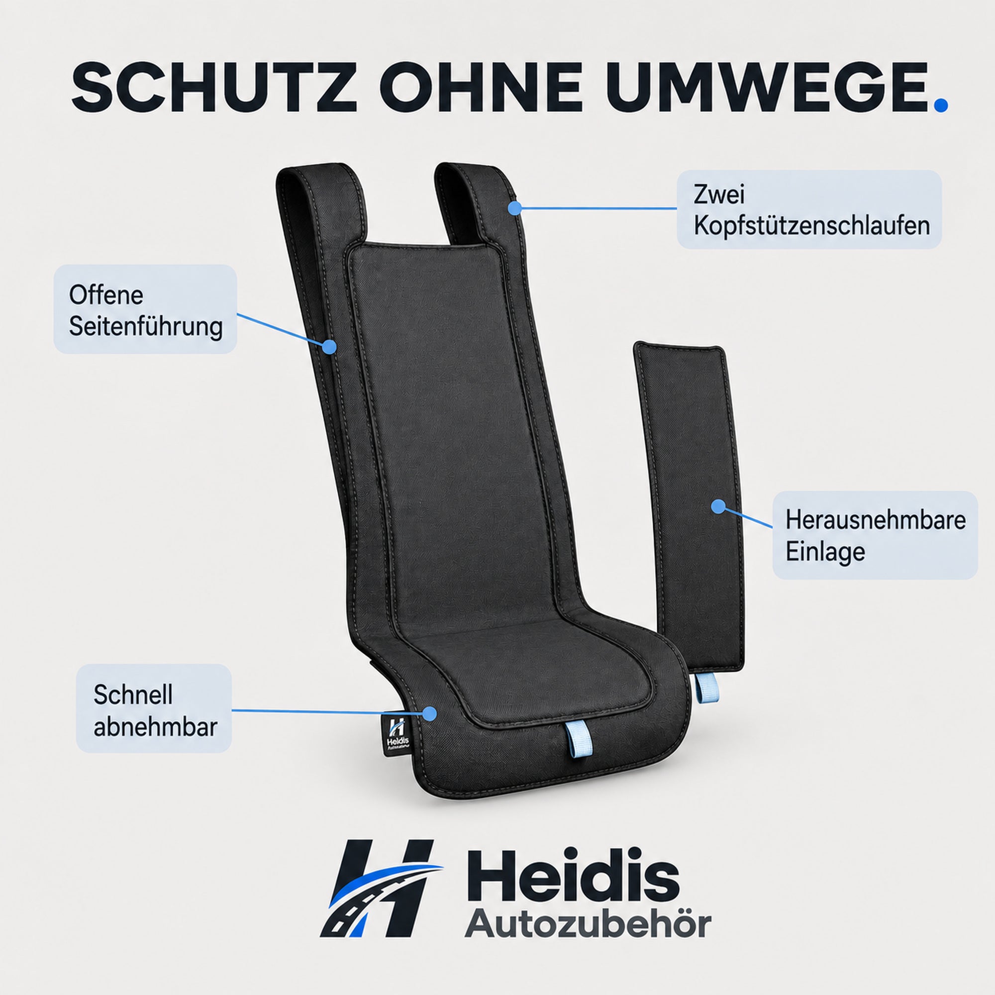 SideClear Frontsitz-Schonbezug