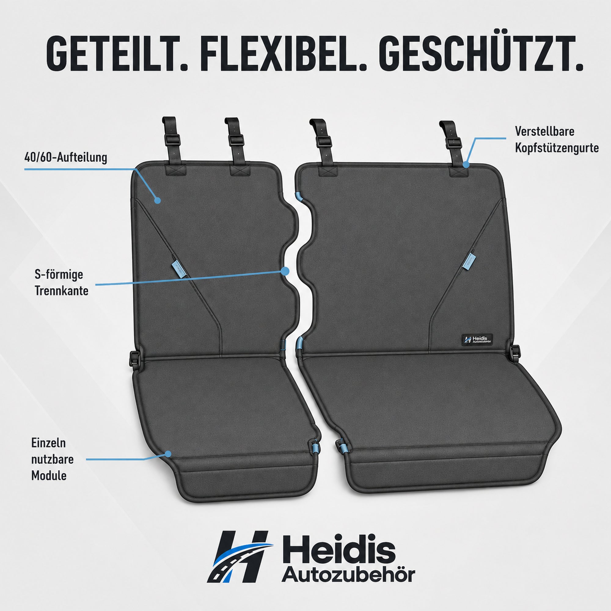SplitBench 40/60 Rücksitzschutz