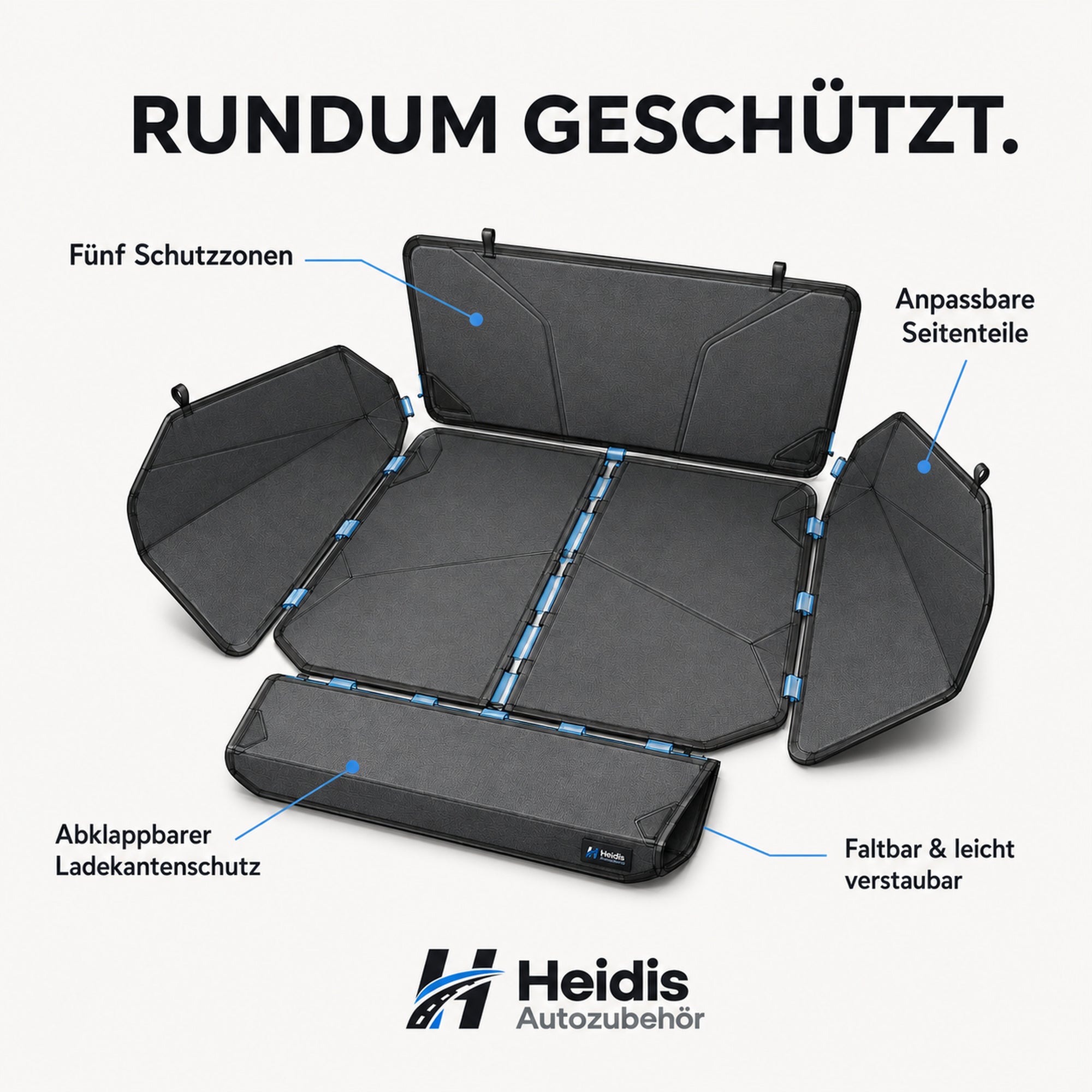 CargoShell 5-Zonen-Kofferraumschutz